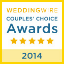 Ariel Music & Events wins WeddingWire's Couple's Choice award for 2014! 2014 winners of WeddingWire's Couple's Choice award!